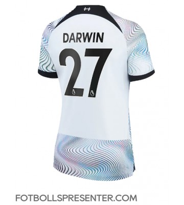 Liverpool Darwin Nunez #27 Borta Matchtröja Dam 2022-23 Kortärmad